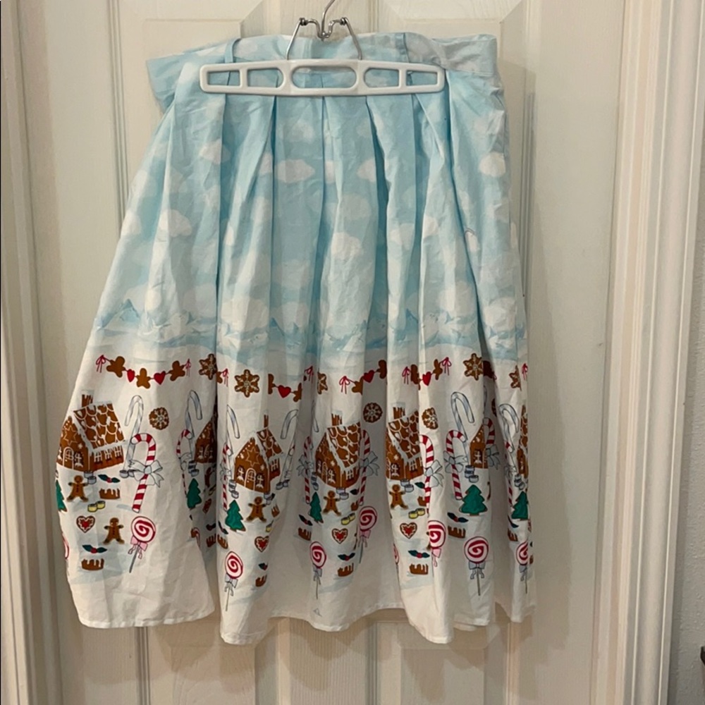 NWOT Hell Bunny gingerbread skirt XL